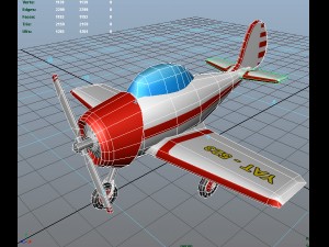 toy plane yat-523 Modello 3D