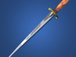 dagger arkansas toothpick 3D Model