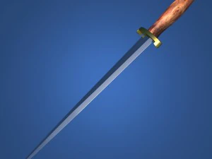 dagger arkansas toothpick 3D Model