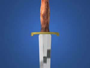 dagger arkansas toothpick 3D Model
