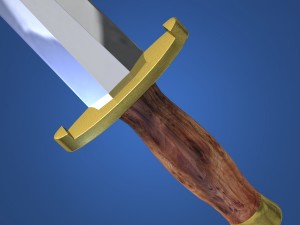 dagger arkansas toothpick 3D Model