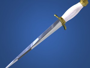 dagger arkansas toothpick Model 3D