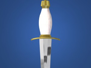 dagger arkansas toothpick Model 3D