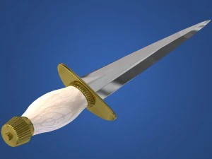 dagger arkansas toothpick 3D Model