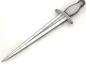 dagger arkansas toothpick 3D Model