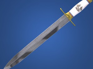 dagger arkansas toothpick 3D 모델