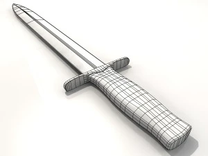dagger arkansas toothpick 3D Model
