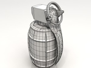 dm51 hand grenade 3D Модель