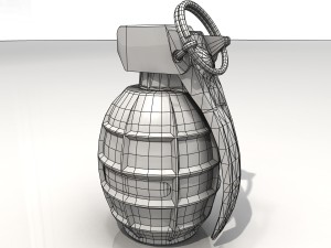 m-dn 11 hand grenade Modelo 3D