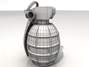 m-dn 11 hand grenade Modelo 3D