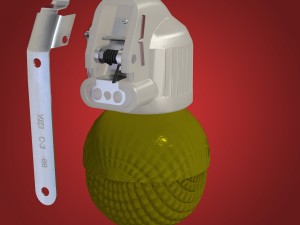 rgo hand grenade 3D Модель