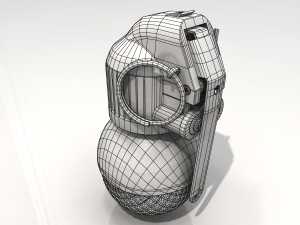 rgo hand grenade 3D Модель