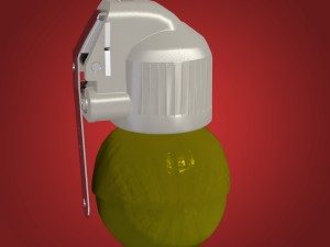 rgn hand grenade 3D Модель