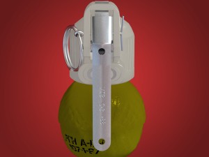 rgn hand grenade 3D Модель