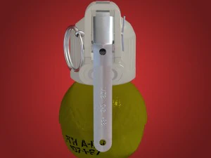 rgn hand grenade 3D Model