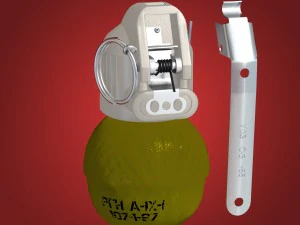 rgn hand grenade 3D Model