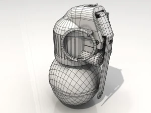 rgn hand grenade 3D Model