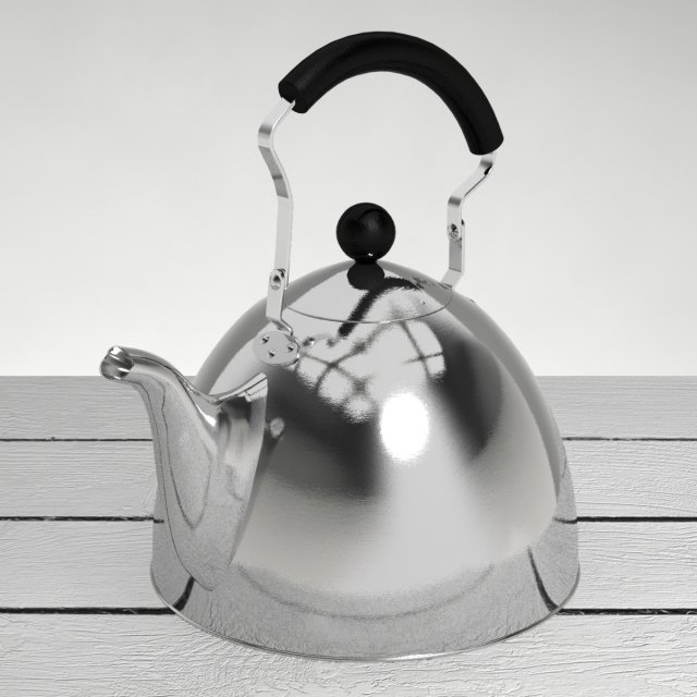 kettle classic Modelo 3D .c4d .max .obj .3ds .fbx .stl .blend 