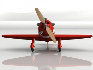 toy plane yt-1 3D Model
