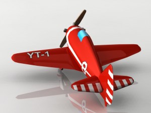 toy plane yt-1 Model 3D