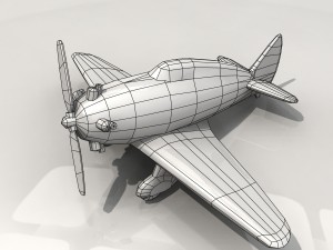 toy plane yt-1 Model 3D
