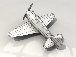 toy plane yt-1 3D Model