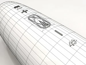 JBL Charge 3 zwarte draagbare Bluetooth-luidspreker 3D Model