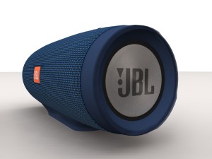 jbl charge 3 blue bluetooth portable speaker 3D-Modell