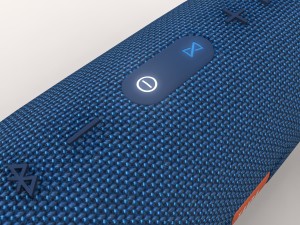 jbl charge 3 blue bluetooth portable speaker 3D-Modell