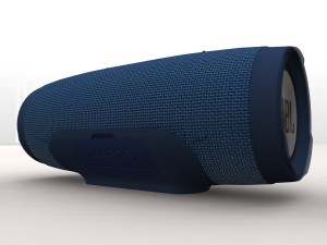 jbl charge 3 blue bluetooth portable speaker 3D-Modell