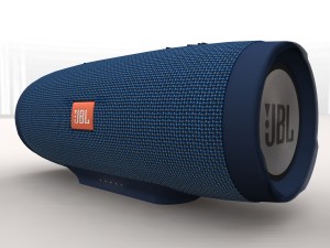 jbl charge 3 blue bluetooth portable speaker 3D-Modell