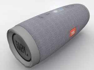jbl charge 3 gray bluetooth portable speaker 3D Model