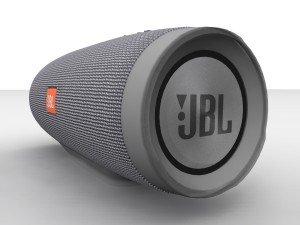 jbl charge 3 gray bluetooth portable speaker 3D Model