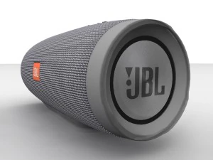 jbl charge 3 gray bluetooth portable speaker 3D Model