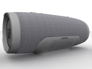 jbl charge 3 gray bluetooth portable speaker 3D Model