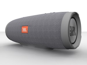 jbl charge 3 gray bluetooth portable speaker 3D Model