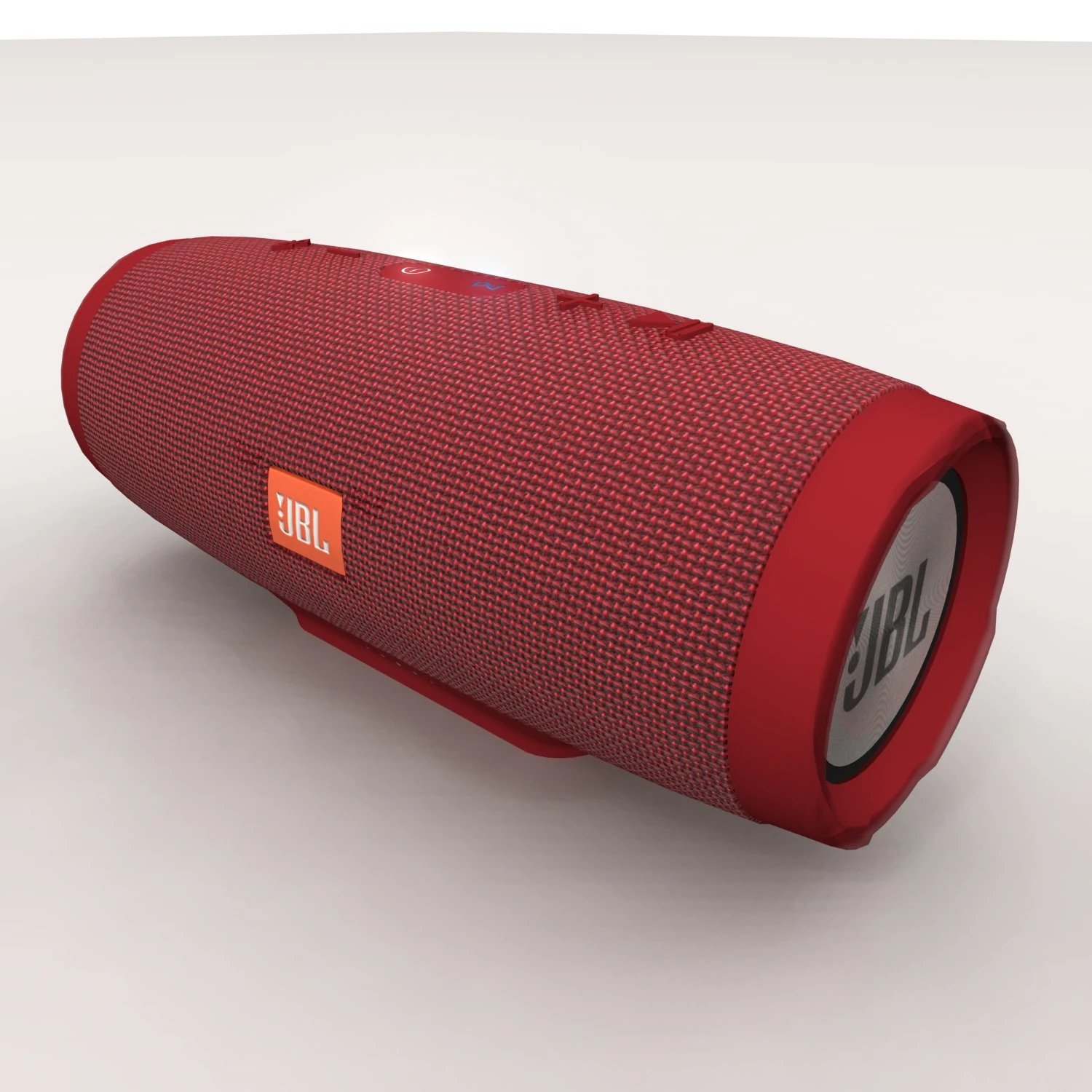jbl charge 3 red bluetooth portable 3D Model .c4d .max .obj .3ds .fbx .stl .blend