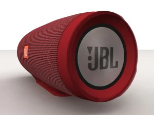 jbl charge 3 red bluetooth portable 3D Model