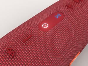 jbl charge 3 red bluetooth portable 3D Модель