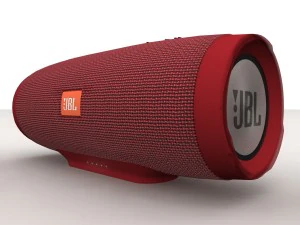 jbl charge 3 red bluetooth portable 3D Model