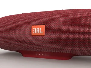 jbl charge 3 red bluetooth portable 3D Model