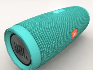 jbl charge 3 azul-petr&oacute;leo port&aacute;til bluetooth Modelo 3D