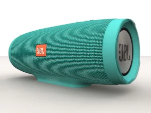jbl charge 3 azul-petr&oacute;leo port&aacute;til bluetooth Modelo 3D