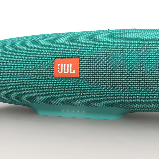 jbl charge 3 teal bluetooth portable 3D Model