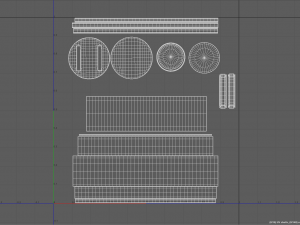 Old Wooden Barrel 3D Модель