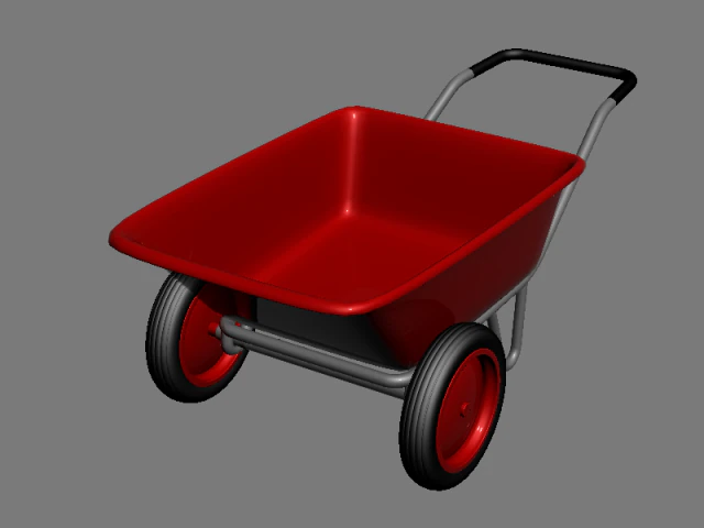 w&oacute;zek Model 3D .c4d .max .obj .3ds .fbx .stl .blend 