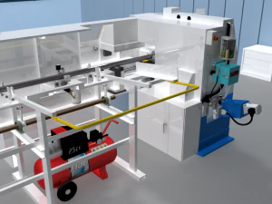 circular sawing machine tk5c-50gl 3D Model