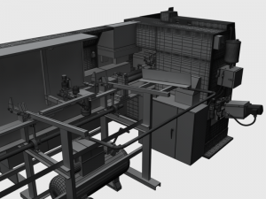 circular sawing machine tk5c-50gl 3D Model