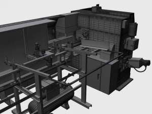 circular sawing machine tk5c-50gl 3D Model