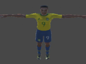 jogador de futebol Modelo 3D